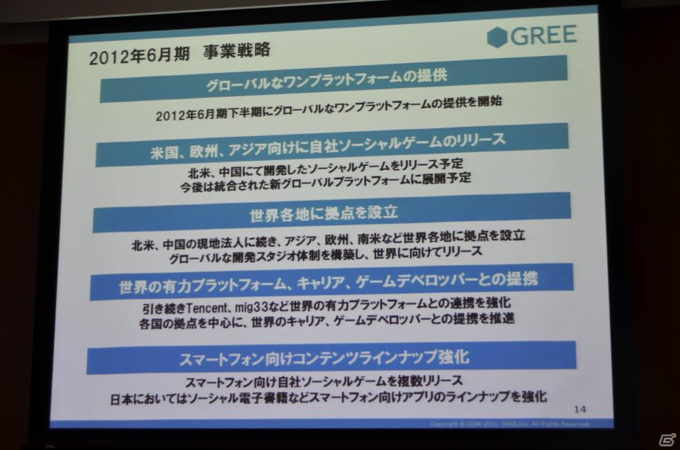 2012年下半期にグローバルなワンプラットフォームを提供―グリー、報道関係者向け2012年度第1四半期決算説明会を開催の画像13