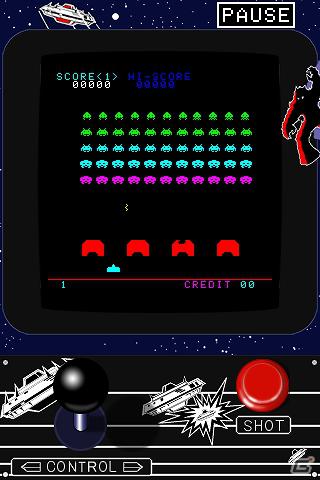 iPhone/iPod touch向け「スペースインベーダー LITE for Mobage」「スペースインベーダー インフィニティジーン LITE for Mobage」「Mobage」にて提供開始の画像1