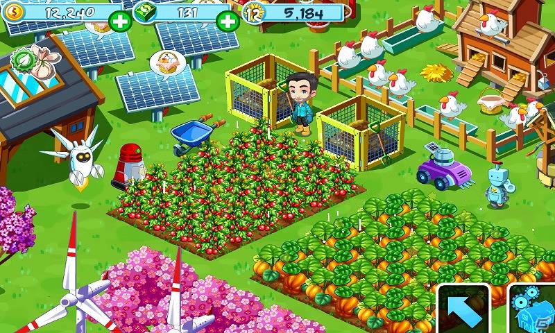 悠々自適にファームライフを楽しもう！Android版「エコふぁ～む」の配信が開始の画像4