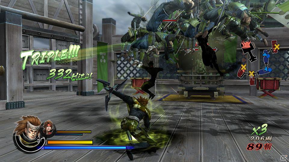 PS3/Wii「戦国BASARA3 宴」戦極ドライブが追加された「解放タイプ」＆合戦中に武将をチェンジできる「タッグモード」を紹介の画像7
