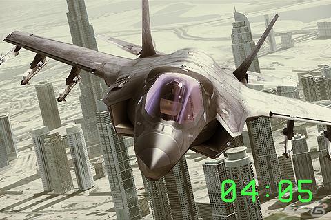 迫力の空戦シーンが24時間あなたの傍に！iPhone/iPod touch「戦闘機時計 ： エースコンバット アサルト・ホライゾン」配信開始の画像4