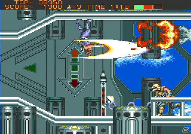Wiiバーチャルコンソール「ストライダー飛竜」配信日が11月15日に決定！プレイ動画も公開の画像6
