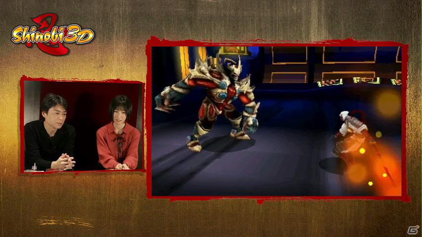 3DS「Shinobi 3D」公式WEBサイトなどで渡邊浩弐氏と杏野はるなさんが「Shinobi 3D」の魅力に迫る動画コンテンツVol.3を本日配信の画像3