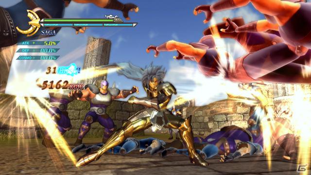 聖衣を脱ぎ小宇宙を高めよ！PS3「聖闘士星矢戦記」登場キャラクター「アイオロス」「童虎」「サガ」＆小宇宙ゲージが溜まりやすくなるシステムを紹介の画像32