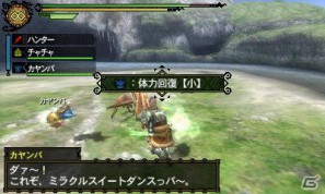 3DS「モンスターハンター3（トライ）G」頼れる仲間「チャチャ＆カヤンバ」の行動と能力を紹介の画像11
