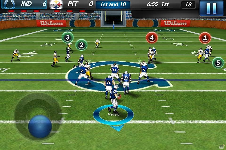 iPhone/iPod touch向けアメフトゲーム「NFL Pro 2012」を無料にて配信開始の画像2
