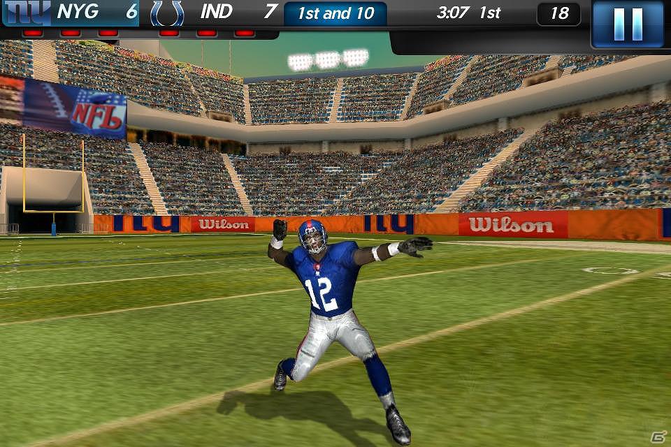iPhone/iPod touch向けアメフトゲーム「NFL Pro 2012」を無料にて配信開始の画像5