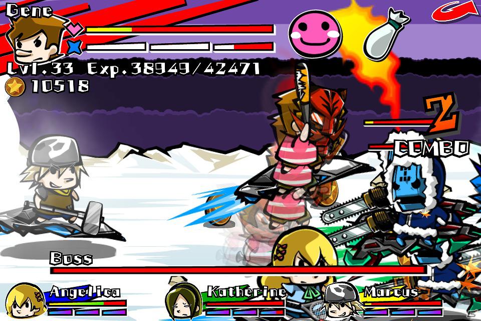 iOS5.0向けアプリ「マスクオブライオン－THE Touch Combo Battle Action－」本日配信開始の画像8