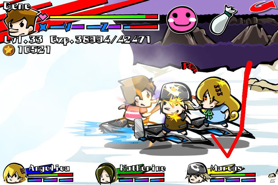 iOS5.0向けアプリ「マスクオブライオン－THE Touch Combo Battle Action－」本日配信開始の画像9