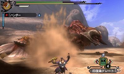尻尾を巧みに利用した攻撃は脅威！3DS「モンスターハンター3（トライ）G」新亜種モンスター「ドボルベルク亜種」を紹介の画像2