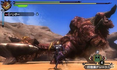 尻尾を巧みに利用した攻撃は脅威！3DS「モンスターハンター3（トライ）G」新亜種モンスター「ドボルベルク亜種」を紹介の画像4