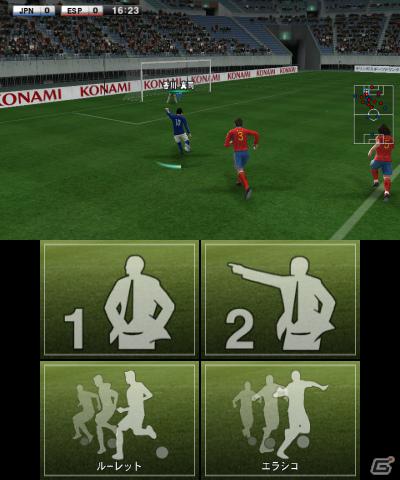 新たに「タッチ操作」を搭載した3DS「ワールドサッカー ウイニングイレブン 2012」12月8日発売の画像17