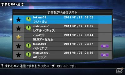 新たに「タッチ操作」を搭載した3DS「ワールドサッカー ウイニングイレブン 2012」12月8日発売の画像24