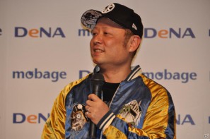 FF新作とキン肉マンのタイトルが発表！「Mobage」新作ソーシャルゲーム発表記者会見、ゲストに横浜DeNAベイスターズ森本選手がラーメンマンで登壇の画像55