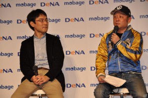 FF新作とキン肉マンのタイトルが発表！「Mobage」新作ソーシャルゲーム発表記者会見、ゲストに横浜DeNAベイスターズ森本選手がラーメンマンで登壇の画像56