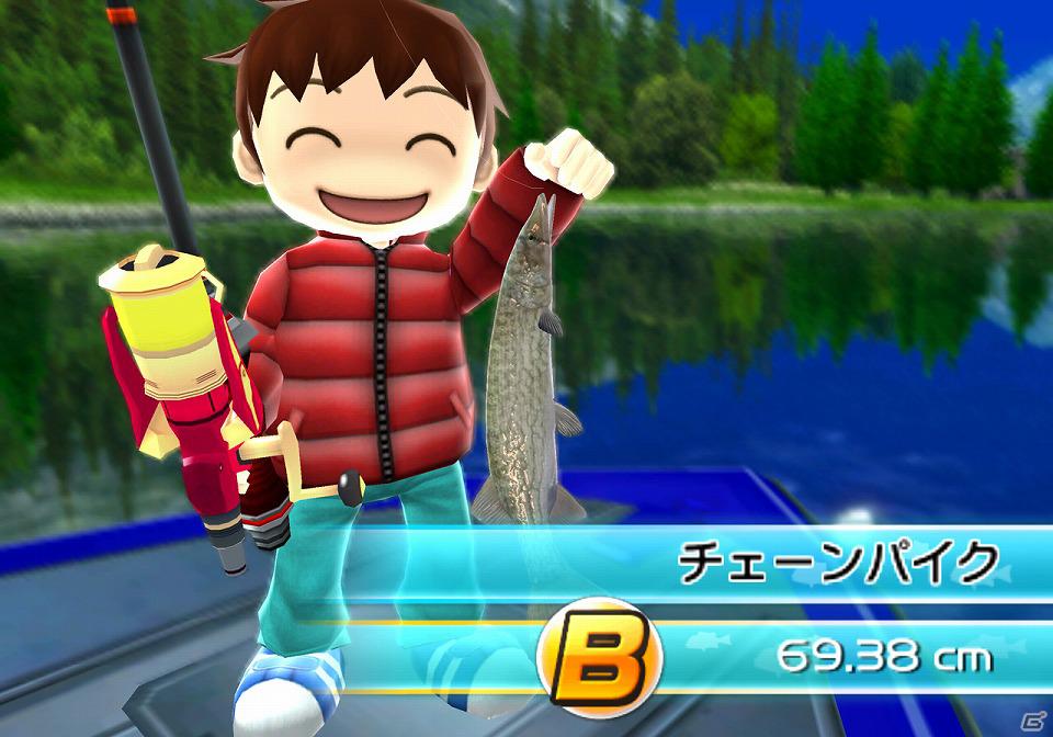 Wii「ファミリーフィッシング」12月7日より第5回目のお魚「チェーンパイク」がネットワークに放流の画像6