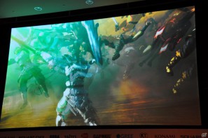 「OpenFeint」のブランドなどすべてを統一した「GREE Platform」を世界に向けて展開、10億人のユーザーを獲得を目指す。グリー記者発表会レポートの画像39