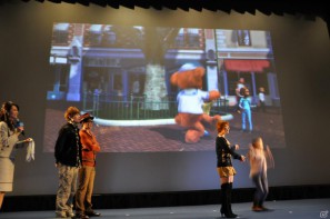 ディズニーファンの品川庄司、矢口真里さんがゲストとして登場！Xbox 360「Kinect：ディズニーランド・アドベンチャーズ」発売記念セレモニー開催、新作「Rush」の最新映像もの画像34