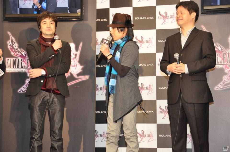 ゲストに岸尾だいすけさん、ふくい舞さん、「露出と防御」コスチュームで登場したのは大島優子さん！PS3/Xbox 360「ファイナルファンタジーXIII-2」発売カウントダウンイベントレポートの画像34
