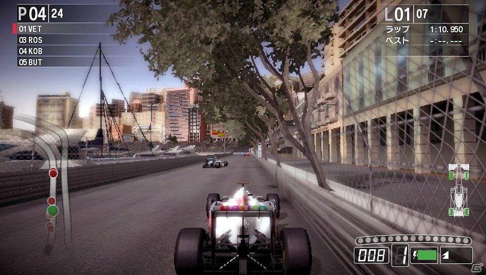 PS Vita/3DS「F1 2011」モナコの市街地サーキットやドライバー視点のアングルなど新スクリーンショットを公開！の画像2