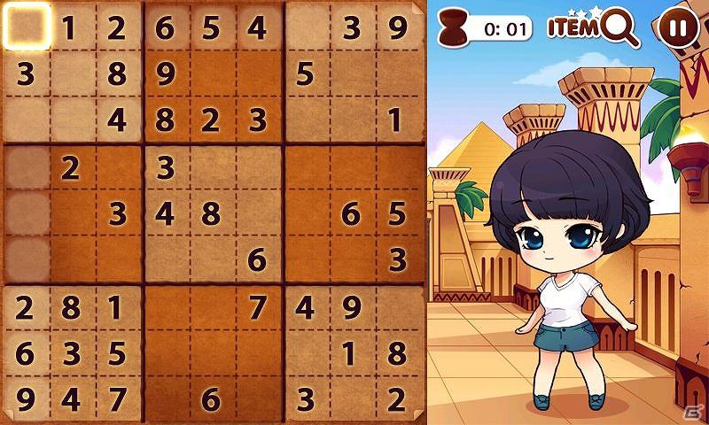 世界文明でコスプレ＆ナンプレ探検！？Andoid「ナンプレ世界探検」ドコモDメニュー「olleh Market」にて配信開始の画像3