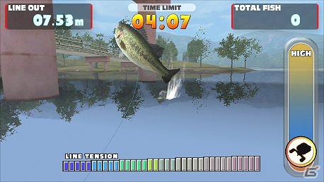 PS Vita初の本格バスフィッシングゲーム！「レッツ トライ バスフィッシング フィッシュオン ネクスト」発売日が2012年3月22日に決定の画像1