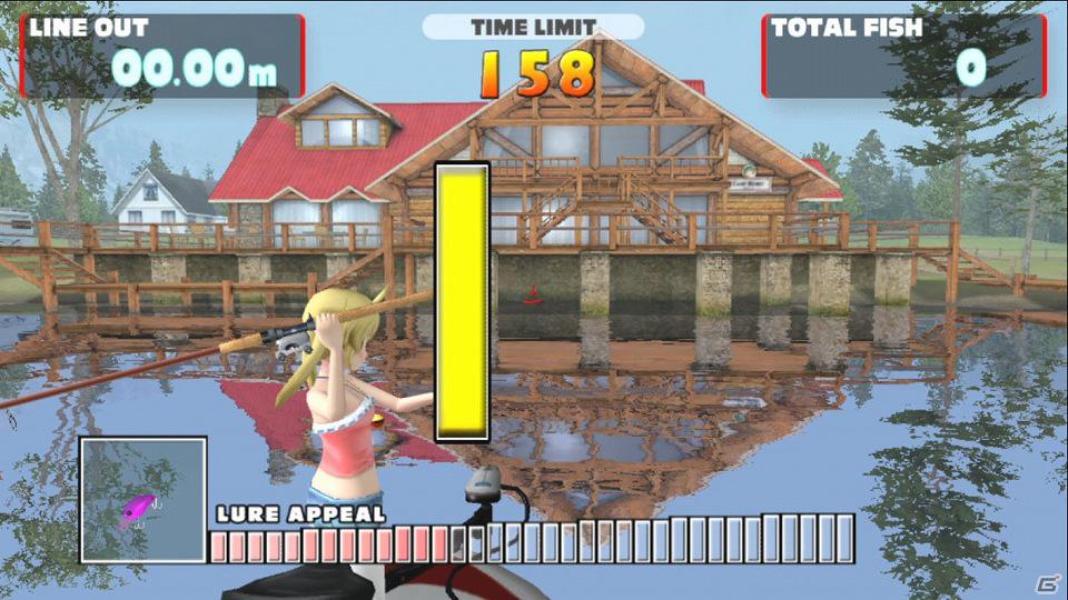 PS Vita初の本格バスフィッシングゲーム！「レッツ トライ バスフィッシング フィッシュオン ネクスト」発売日が2012年3月22日に決定の画像3