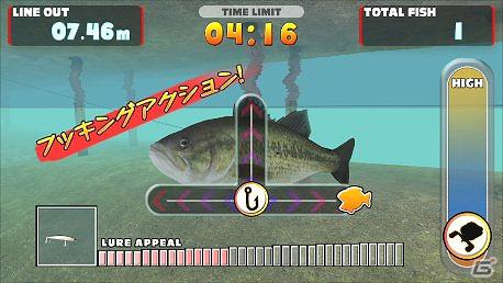 PS Vita初の本格バスフィッシングゲーム！「レッツ トライ バスフィッシング フィッシュオン ネクスト」発売日が2012年3月22日に決定の画像4