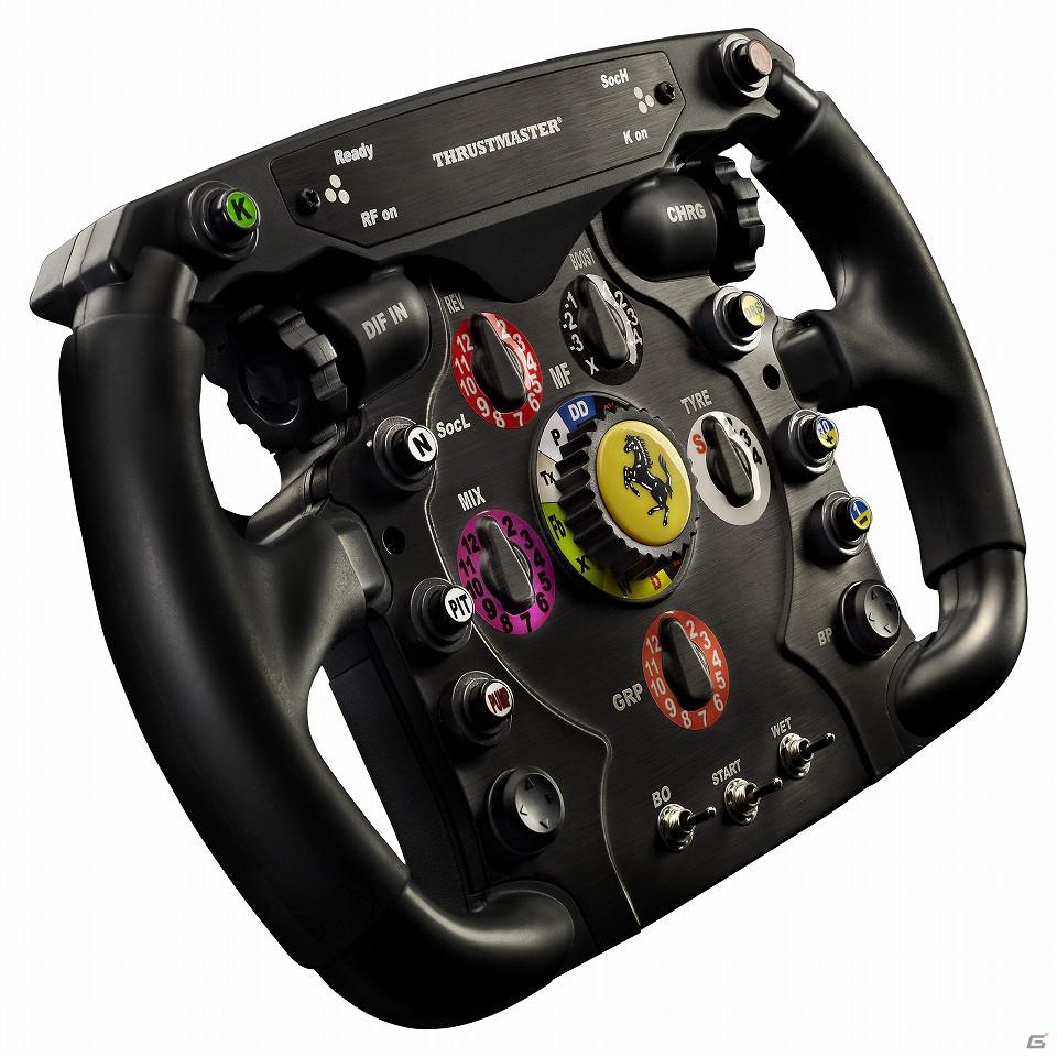 PS3用のF1ステアリングホイール実物大レプリカハンドル「Ferrari F1 Wheel Add-On」1月26日発売の画像6