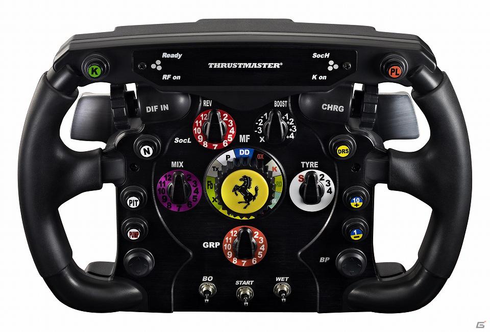 PS3用のF1ステアリングホイール実物大レプリカハンドル「Ferrari F1 Wheel Add-On」1月26日発売の画像7