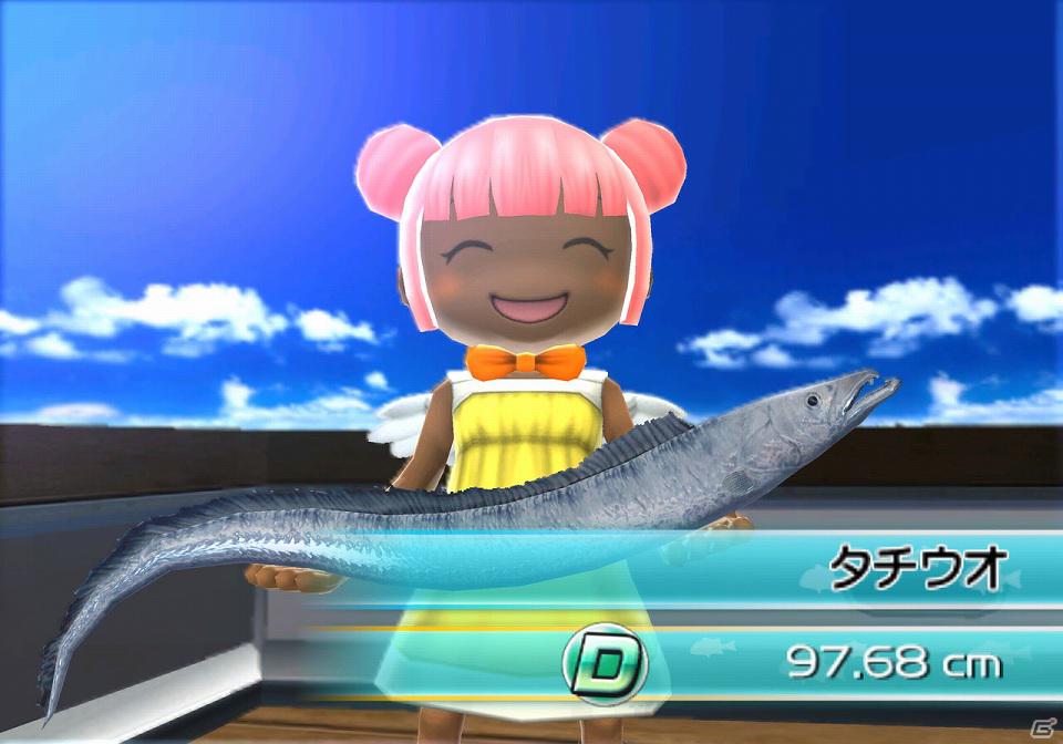 Wii「ファミリーフィッシング」1月11日より第6回目のお魚「タチウオ」がネットワークに放流の画像5