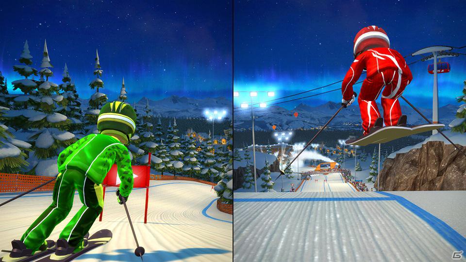 夜の雪山を楽しもう！Xbox 360「Kinect スポーツ： シーズン 2」追加コンテンツ「ナイタースキーパック」配信開始の画像3