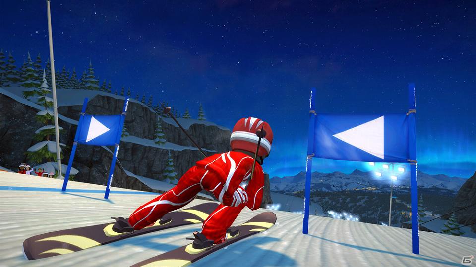 夜の雪山を楽しもう！Xbox 360「Kinect スポーツ： シーズン 2」追加コンテンツ「ナイタースキーパック」配信開始の画像4
