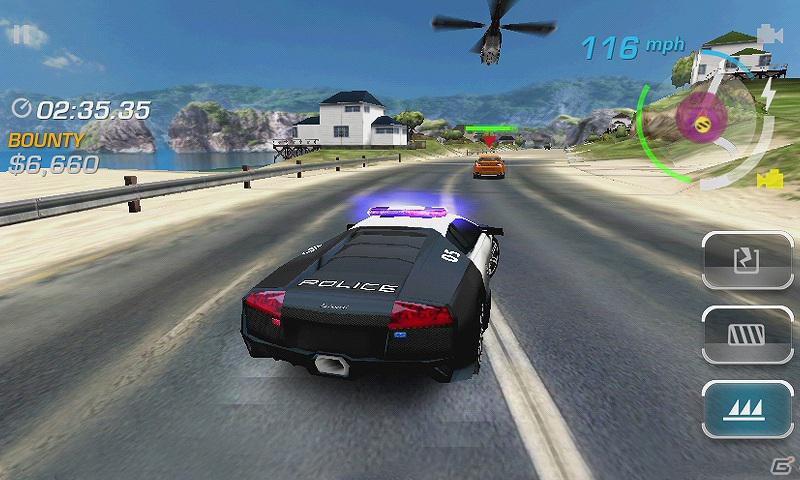 アドレナリン出まくりの逃走レーシング！Android「Need for Speed Hot Pursuit」をEAゲームマーケットにリリースの画像3