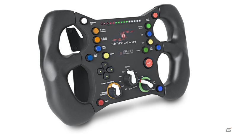 SteelSeries「Simraceway S1 Steering Wheel」「STEELSERIES 7H・SENSEI FNATIC EDITIONモデル」1月27日発売決定の画像2