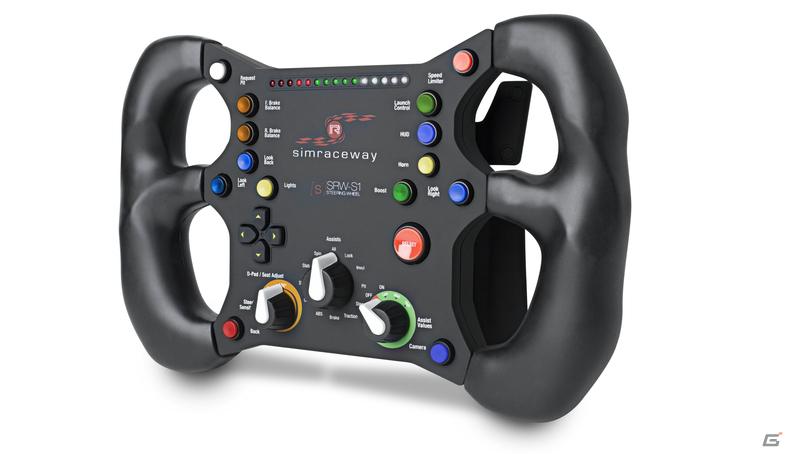 SteelSeries「Simraceway S1 Steering Wheel」「STEELSERIES 7H・SENSEI FNATIC EDITIONモデル」1月27日発売決定の画像4