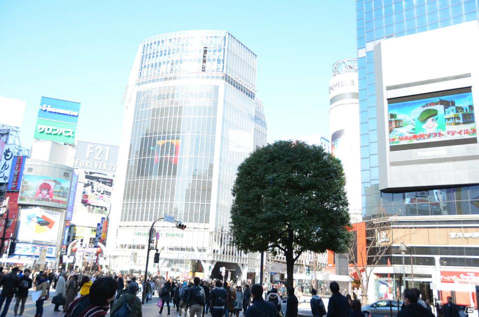 PS Vita「テイルズ オブ イノセンス R」発売記念スペシャルスキットが渋谷駅前で上映！さっそく撮影してきましたの画像8