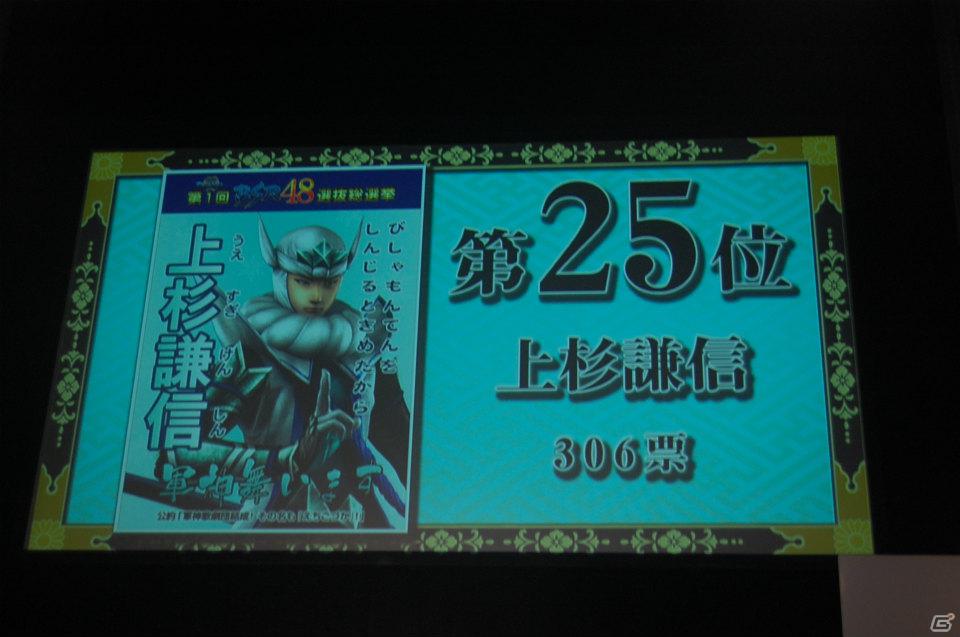 PS3「戦国BASARA HD コレクション」発売決定！1位に輝いたのはやはりあの武将！中井和哉さん、保志総一朗さんも登場した「戦国BASARA ファン感謝祭～BSR48開票の宴～」イベントレポの画像7