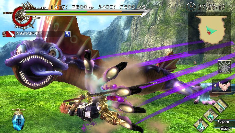 PS Vita「ラグナロク オデッセイ」体験版10万ダウンロード突破！奪龍「ファフニール」、猛毒爬虫類「ヒャハニール」、謎の大巨人「スルト」、正体不明のモンスター「モックルカールヴィ」を公開の画像5