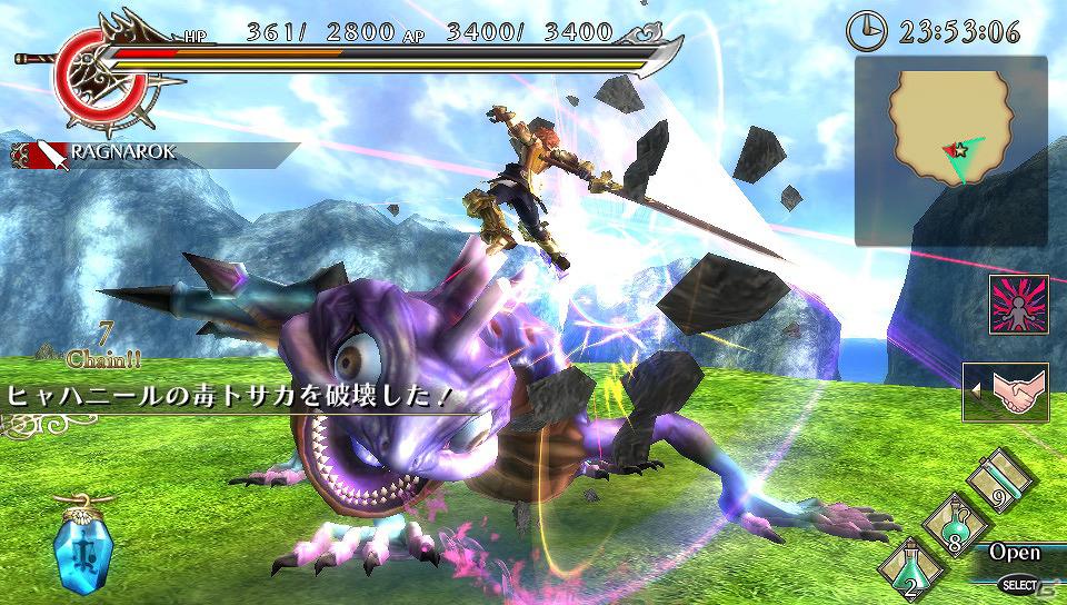 PS Vita「ラグナロク オデッセイ」体験版10万ダウンロード突破！奪龍「ファフニール」、猛毒爬虫類「ヒャハニール」、謎の大巨人「スルト」、正体不明のモンスター「モックルカールヴィ」を公開の画像8