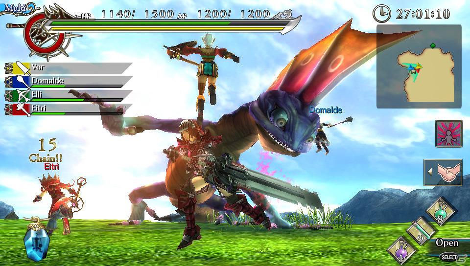 PS Vita「ラグナロク オデッセイ」体験版10万ダウンロード突破！奪龍「ファフニール」、猛毒爬虫類「ヒャハニール」、謎の大巨人「スルト」、正体不明のモンスター「モックルカールヴィ」を公開の画像9