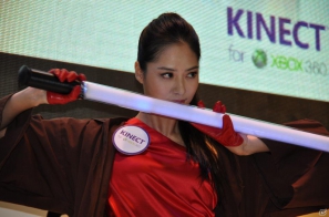 【台北国際ゲームショウ 2012】Microsoft Xbox 360イベントブースで「Kinectスター・ウォーズ」の世界からルークやストームトルーパーが登場！？Kinectタイトルを全力で遊びまくる来場者もの画像15