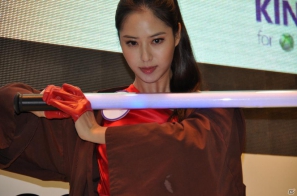 【台北国際ゲームショウ 2012】Microsoft Xbox 360イベントブースで「Kinectスター・ウォーズ」の世界からルークやストームトルーパーが登場！？Kinectタイトルを全力で遊びまくる来場者もの画像17