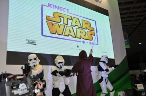 【台北国際ゲームショウ 2012】Microsoft Xbox 360イベントブースで「Kinectスター・ウォーズ」の世界からルークやストームトルーパーが登場！？Kinectタイトルを全力で遊びまくる来場者もの画像3
