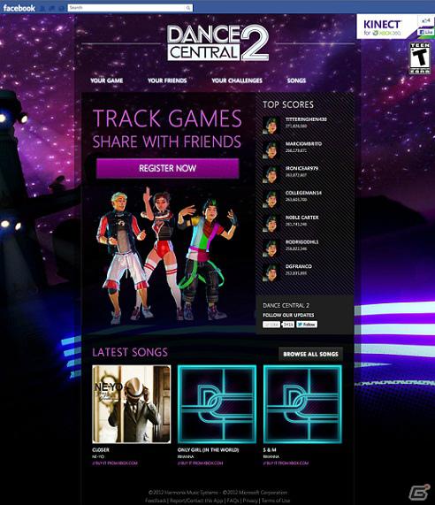 「Dance Central 2」のSNSアプリ「Dance Central 2 Challenge」＆スマートフォンアプリ「Dance Cam」が配信開始の画像1