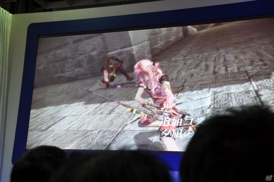 【台北国際ゲームショウ 2012】「FINAL FANTASY XIII-2」ステージイベントに橋本真司氏、鳥山求氏、上国料勇氏が登壇、DLC情報や開発の裏話を披露の画像12