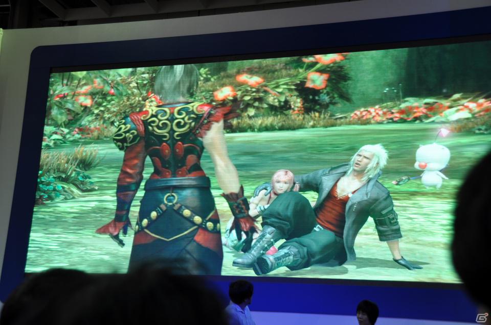 【台北国際ゲームショウ 2012】「FINAL FANTASY XIII-2」ステージイベントに橋本真司氏、鳥山求氏、上国料勇氏が登壇、DLC情報や開発の裏話を披露の画像9
