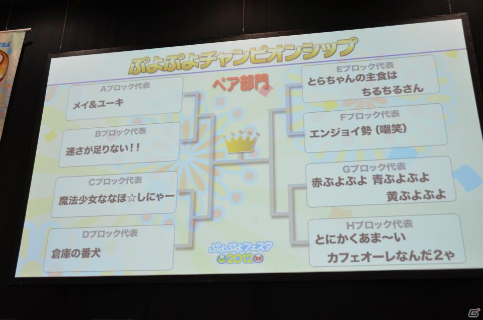 「ぷよぷよ」シングル＆ペア大会や声優陣によるスペシャルトークショーも行われた「ぷよぷよフェスタ2012」レポートの画像2