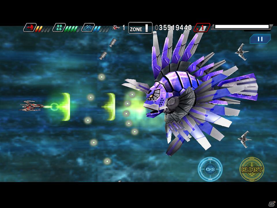 「ダライアス」シリーズ最新作がiPhone/iPod touch/iPadに登場！「ダライアスバースト セカンドプロローグ」2月10日配信開始の画像16
