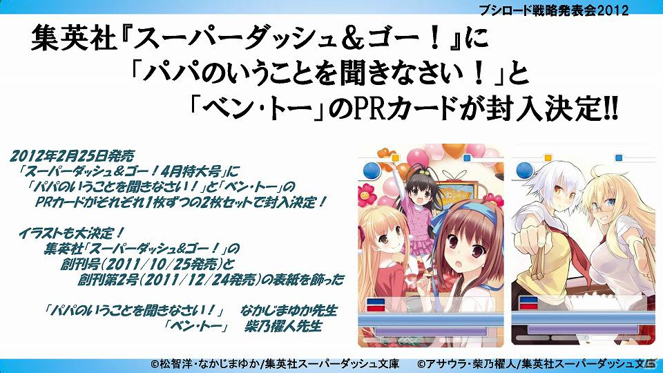 「ヴァイスシュヴァルツ」に田中ブンケイ氏イチオシの「アクセルワールド」＆「ソードアート・オンライン」が参戦！「ブシロード戦略発表会2012（新春）」レポートの画像5
